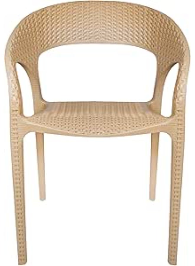 Khurshid Plastics Barcelona Plastic Chair from Khurshid Plast Plastics - Café - Image 1